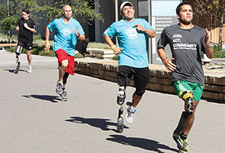 amputee runners