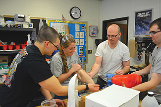 students at EMU ORPR