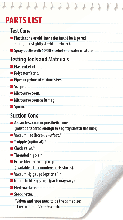 parts list
