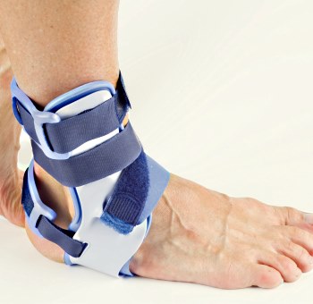 foot with AFO