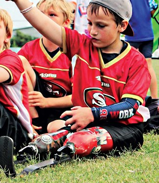 Calder on the sidelines