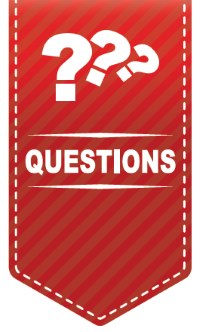 banner with question marks