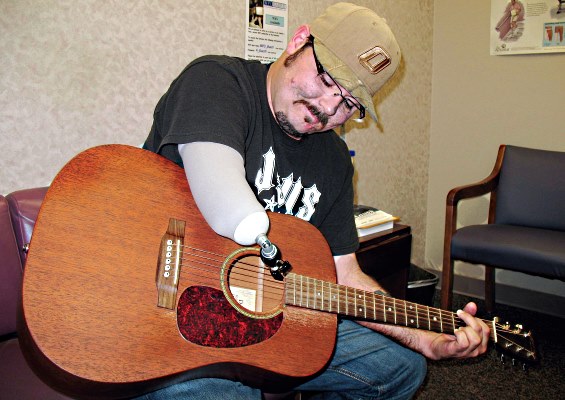 McGehee with his guitar